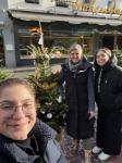 FOSBOS-Weihnachtsbaum auf dem Hofer Weihnachtsmarkt